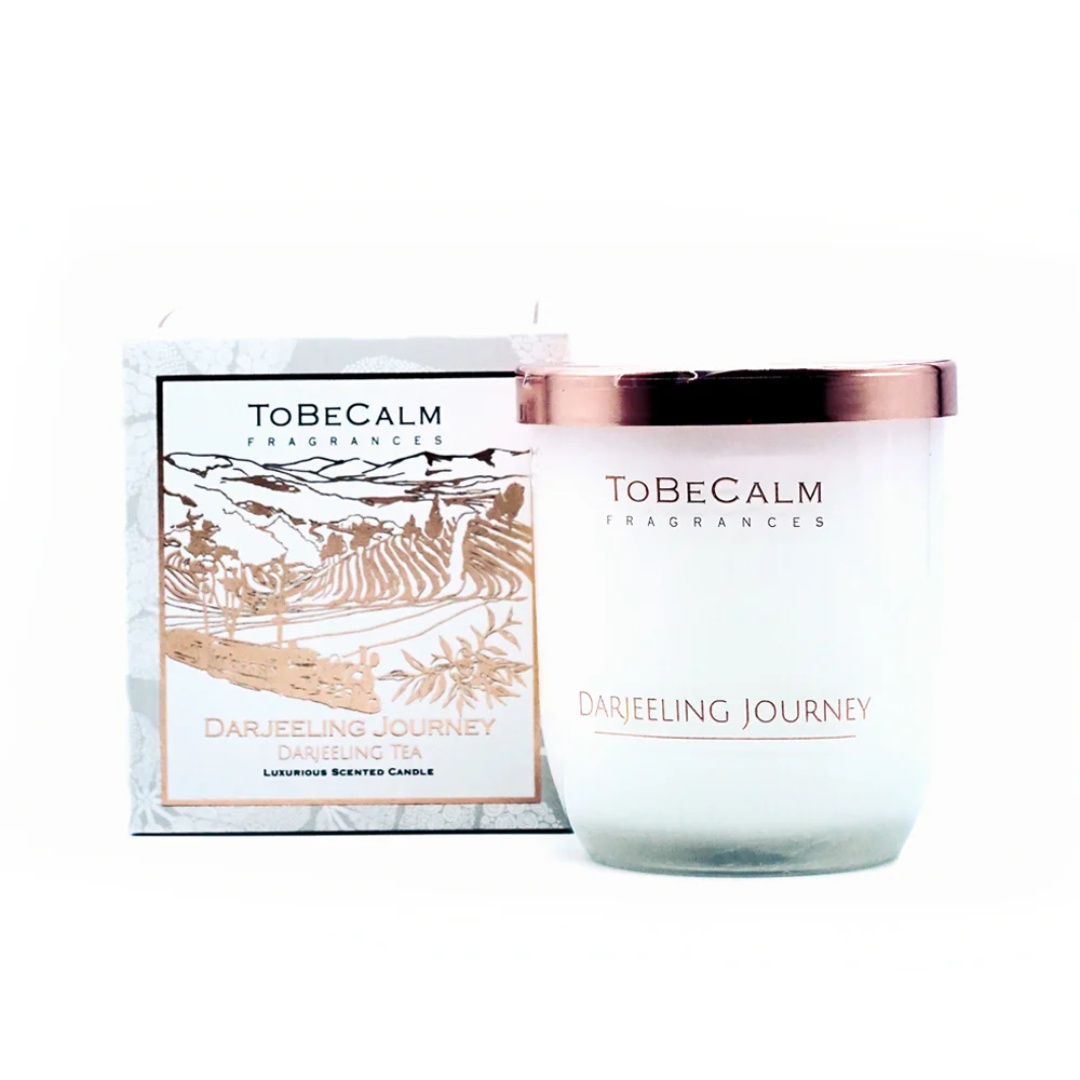 To Be Calm Medium Soy Candle - Darjeeling Journey (Darjeeling Tea)