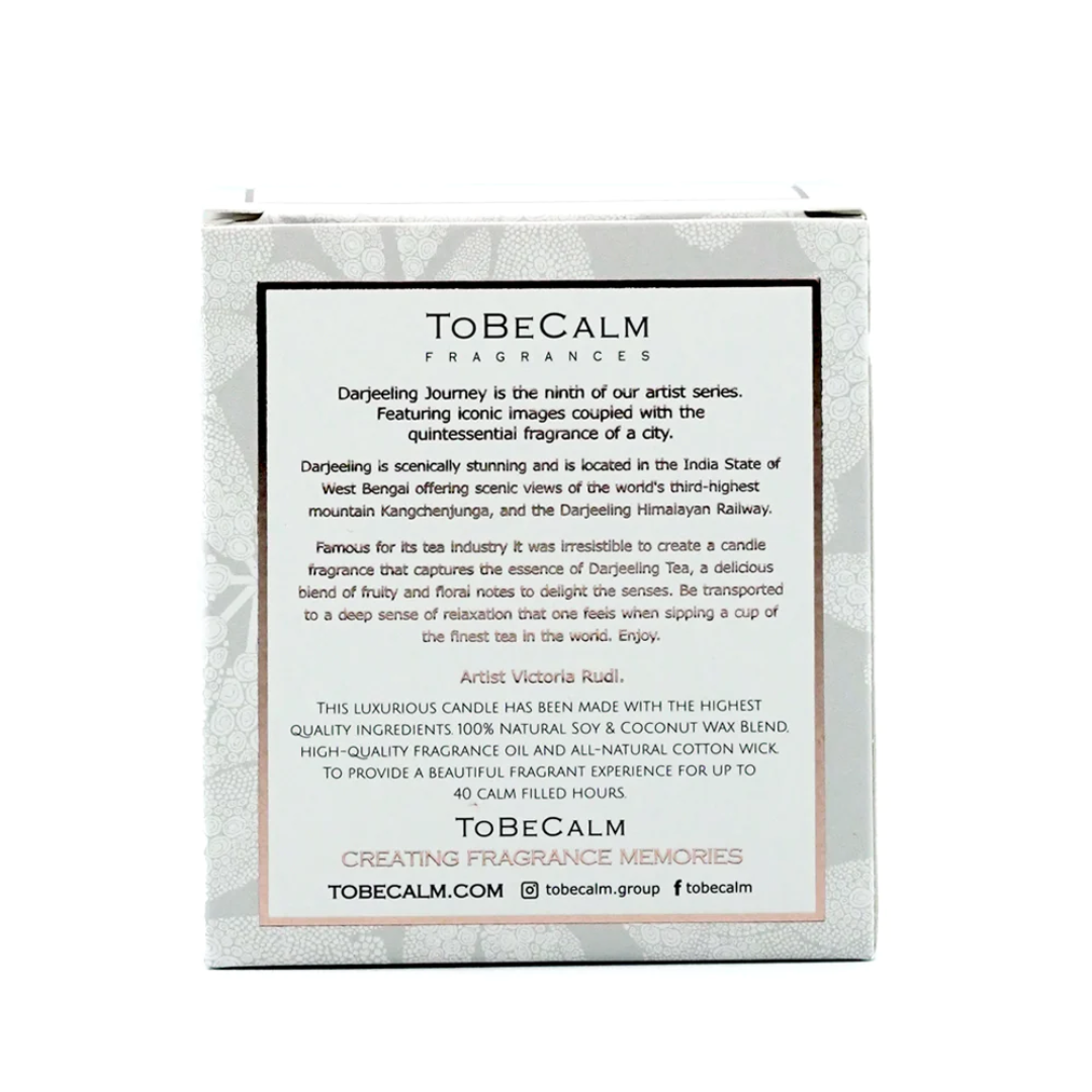 To Be Calm Medium Soy Candle - Darjeeling Journey (Darjeeling Tea)