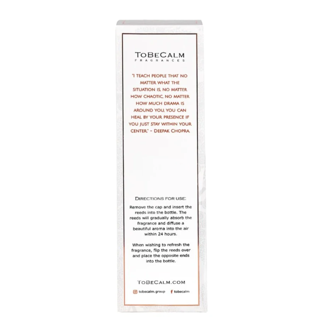 To Be Calm - Reed Diffuser - Presence (Sandalwood, Balsam, Cedar)