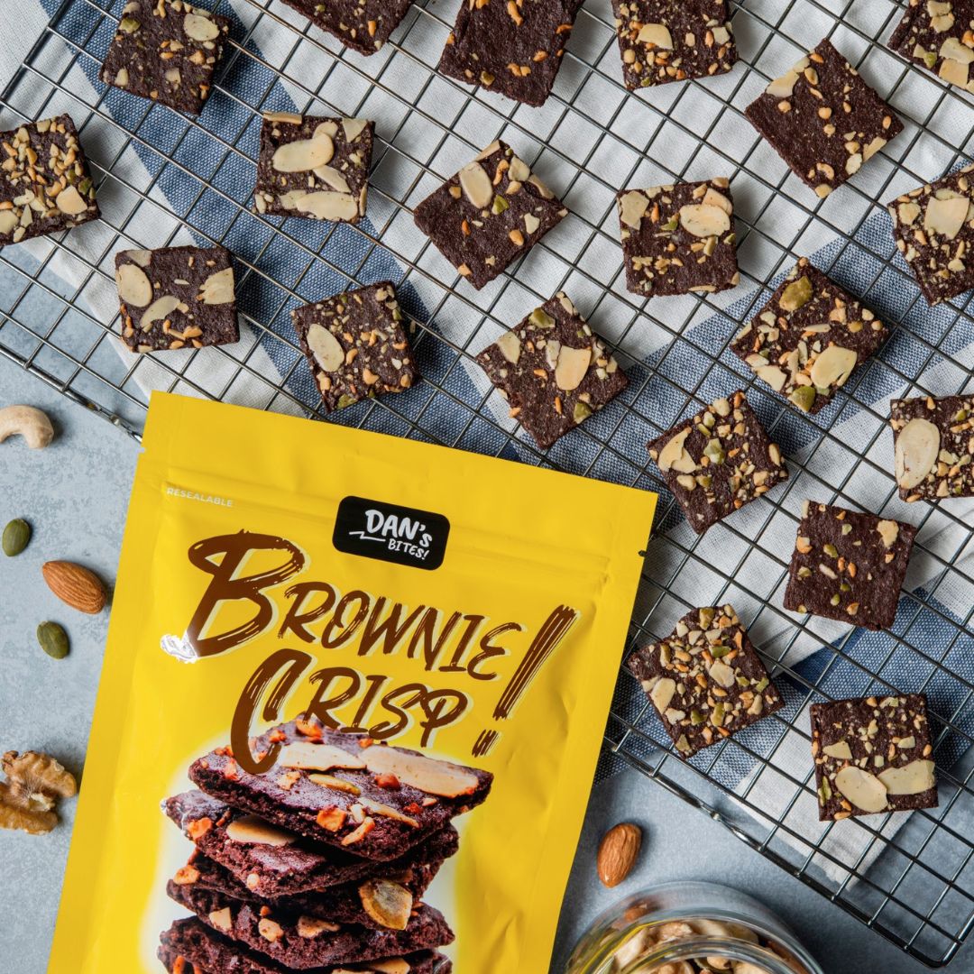 Dan'Dan's Bites - Brownie Crisp - Dark Chocolate Mixed Nuts (80g)