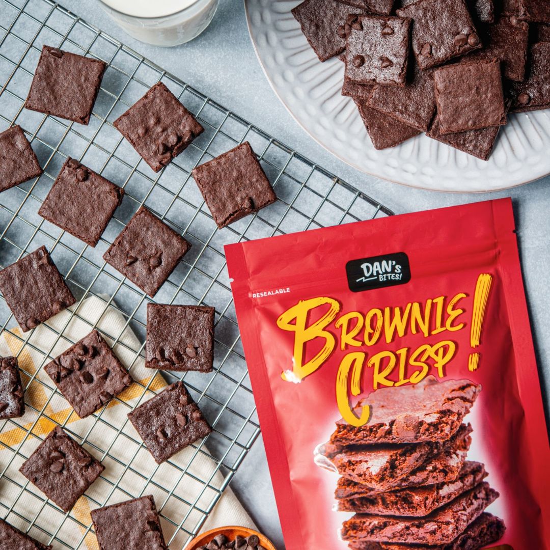 Dan's Bites - Brownie Crisp - Dark Chocolate (80g)