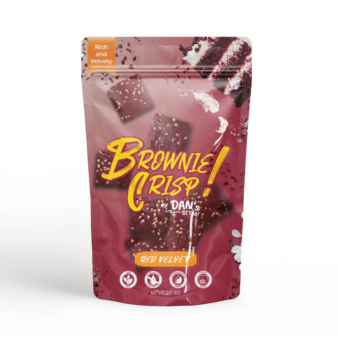 Dan's Bites - Brownie Crisp - Red Velvet (80g)