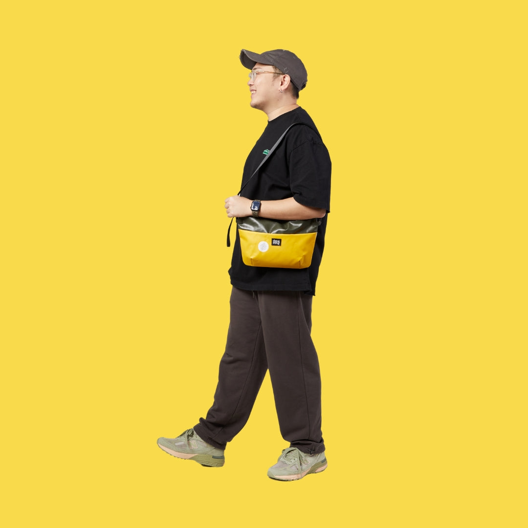 DDSG Upcycled Bum Bag (Yellow)
