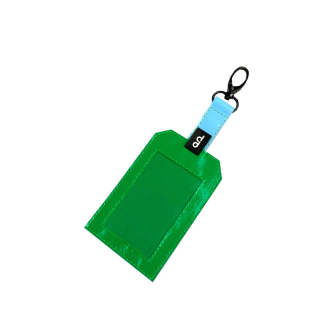 DDSG Upcycled Dual-Use Luggage Tag & Staff Card Holder (Green)