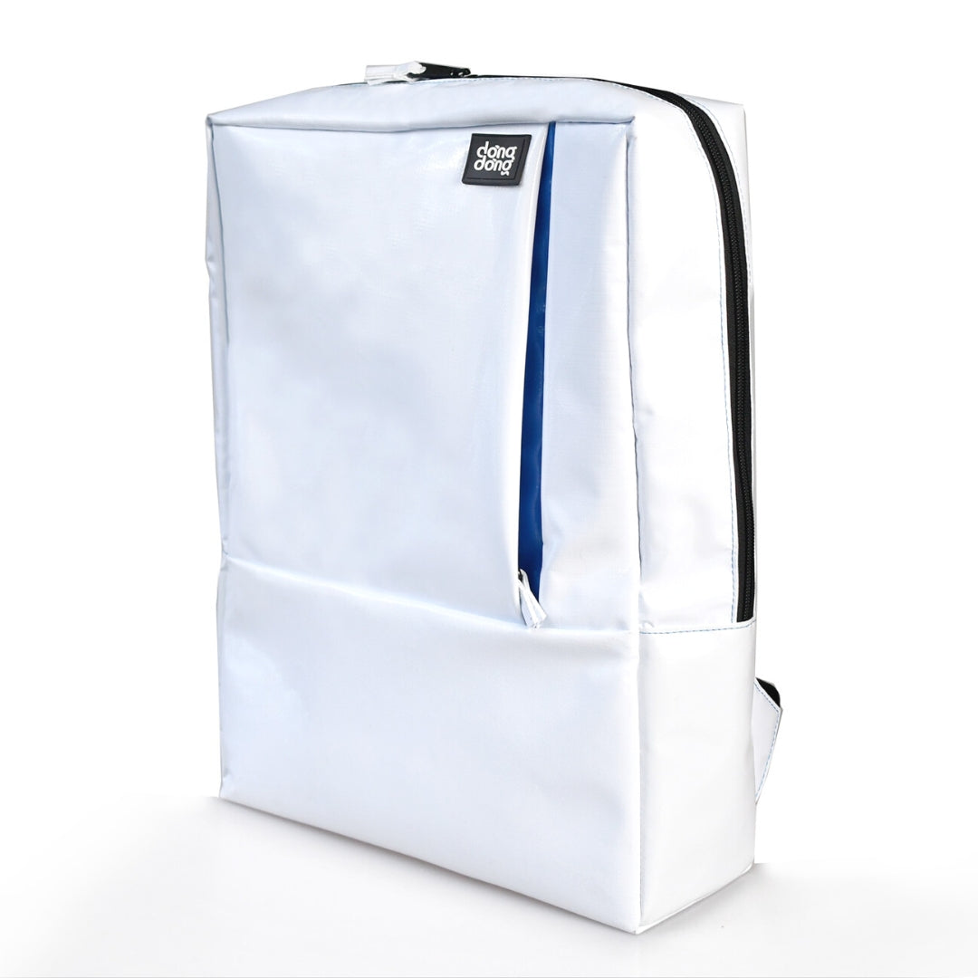 DDSG Upcycled Backpack (White)
