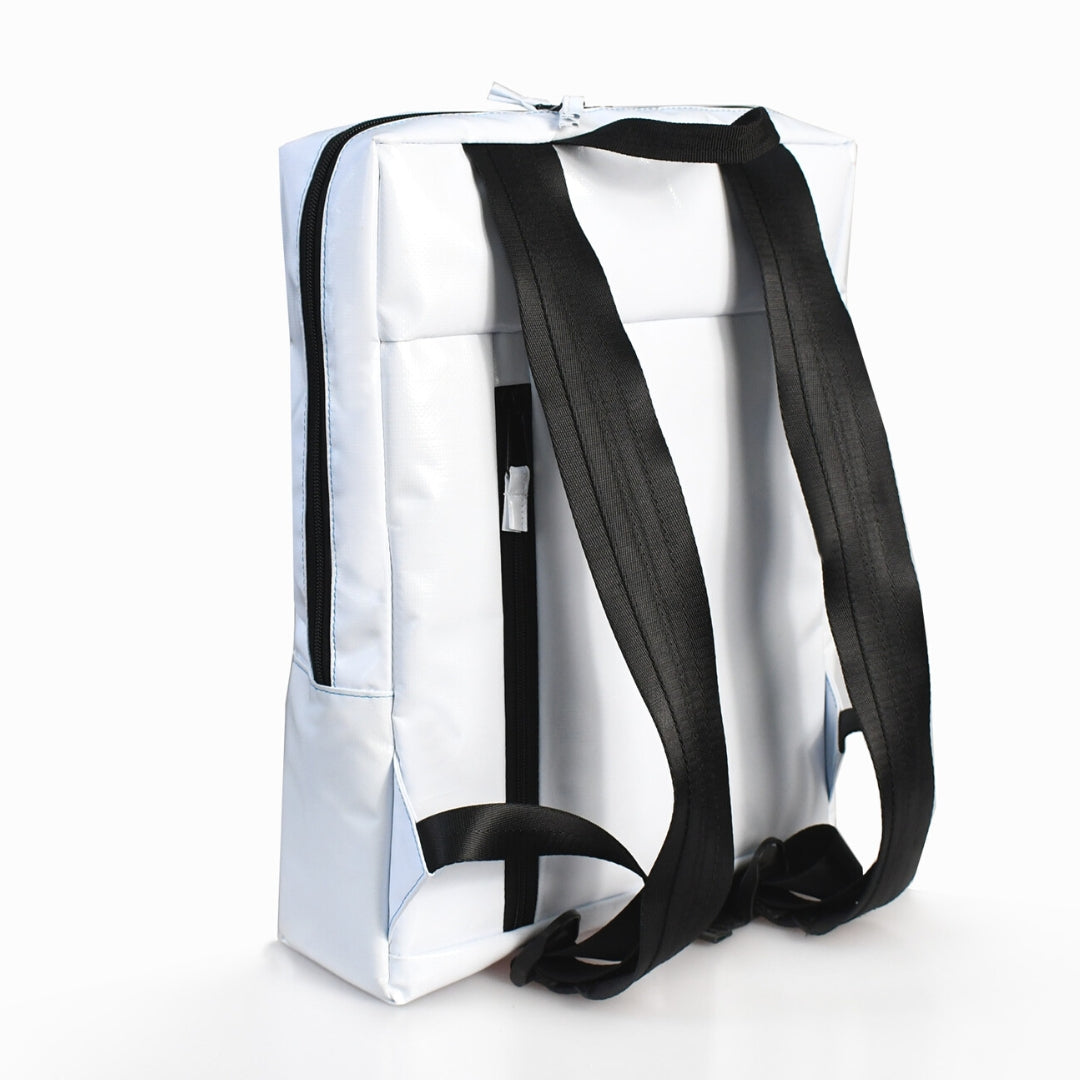 DDSG Upcycled Backpack (White)