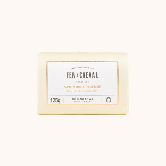 Fer a Cheval Scented Marseille Soap Bar (125g) - White Tea & Yuzu