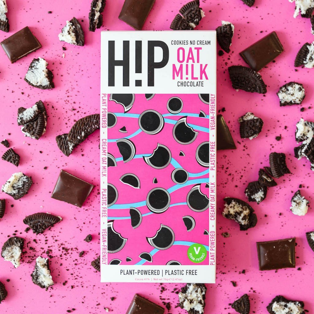 Hip Chocolate Oat Milk Chocolate - Cookies No Cream (Vegan)