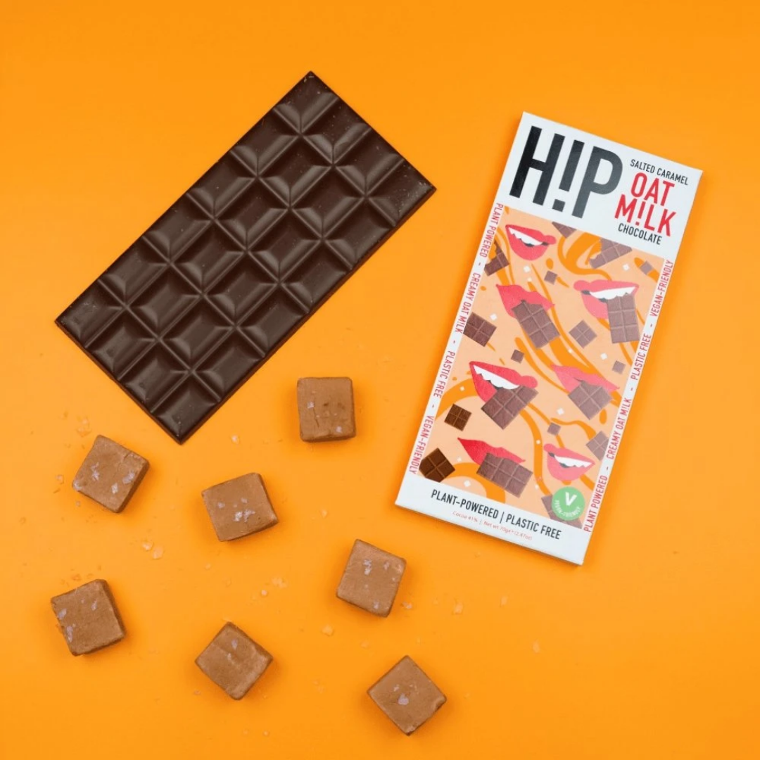 Hip Chocolate Oat Milk Chocolate - Salted Caramel (Vegan)
