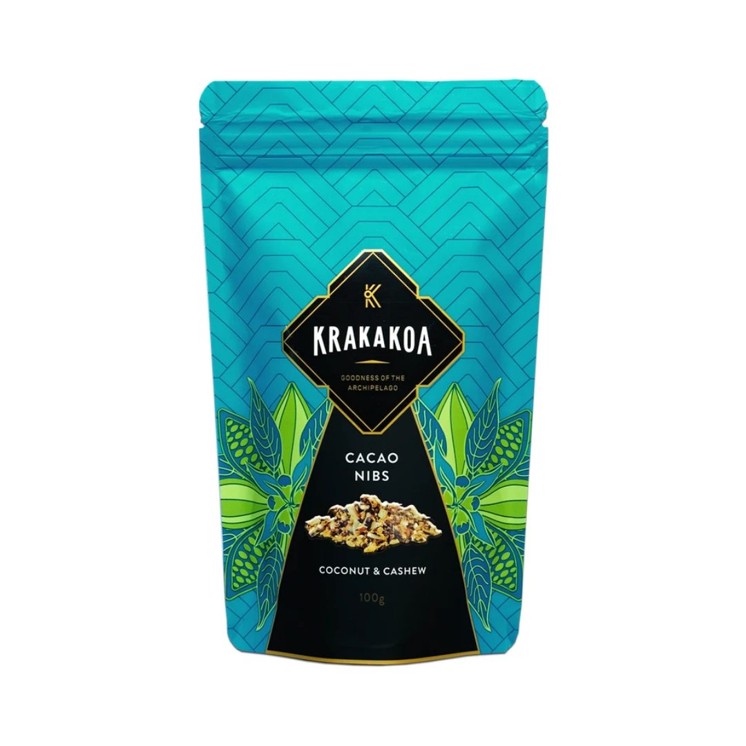 Krakakoa - Coconut & Cashew Gourmet Cacao Nibs (100g)