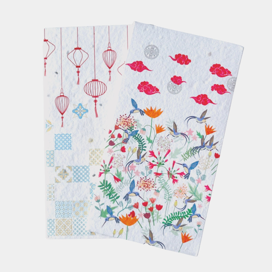 Left-handesign BIJ Plantable Angbaos (Set of 2)
