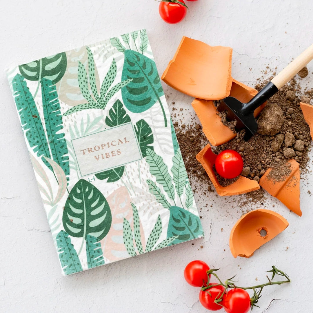 Left-handesign BIJ Plantable Notebook - Tropical Vibes