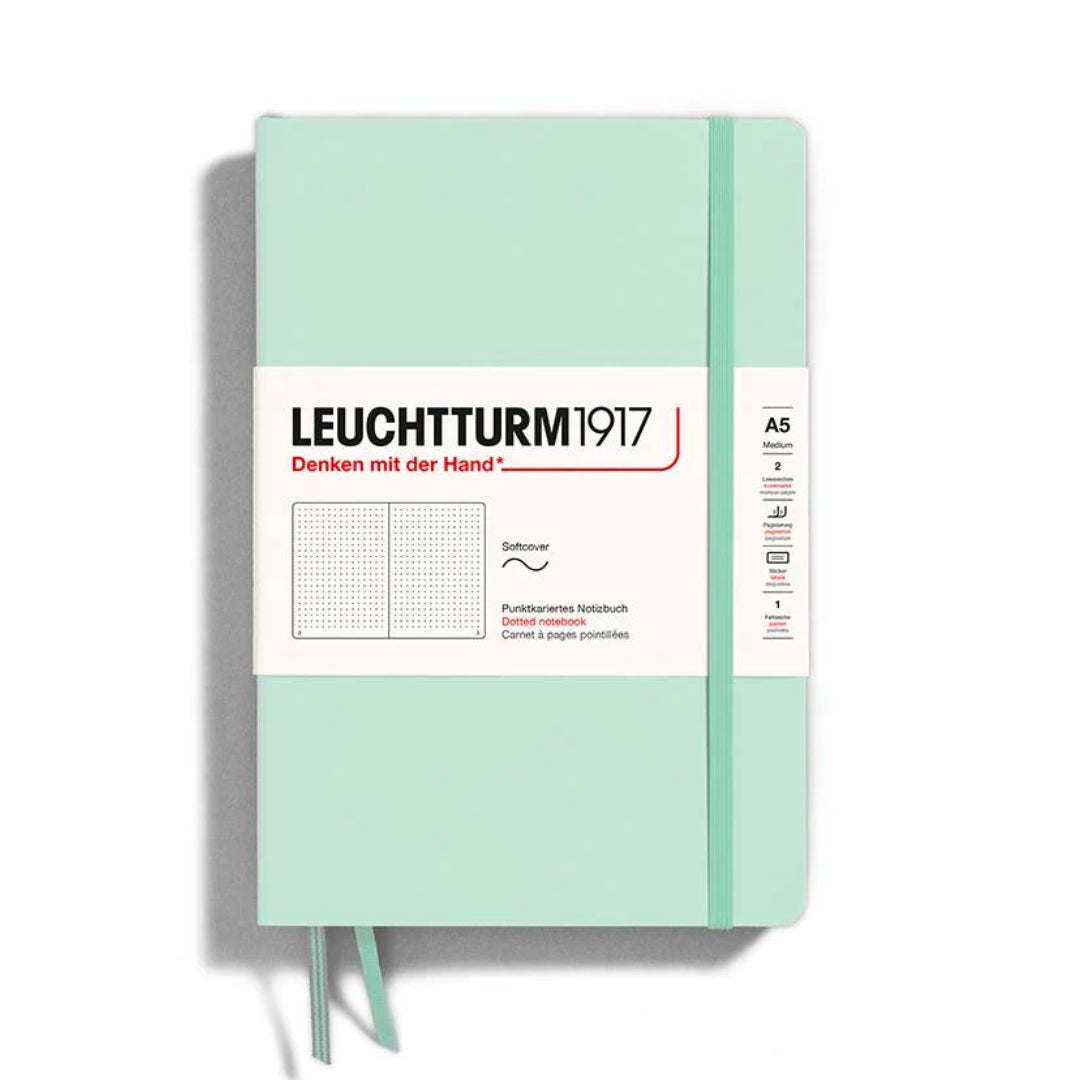 Leuchtturm1917 - Hardcover A5 Notebook - Mint Green
