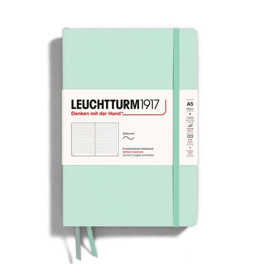 Leuchtturm1917 - Hardcover A5 Notebook - Mint Green