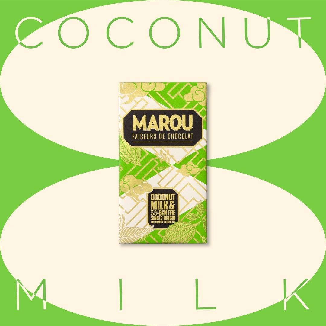 Marou - Coconut Milk Chocolate 55% (80g)