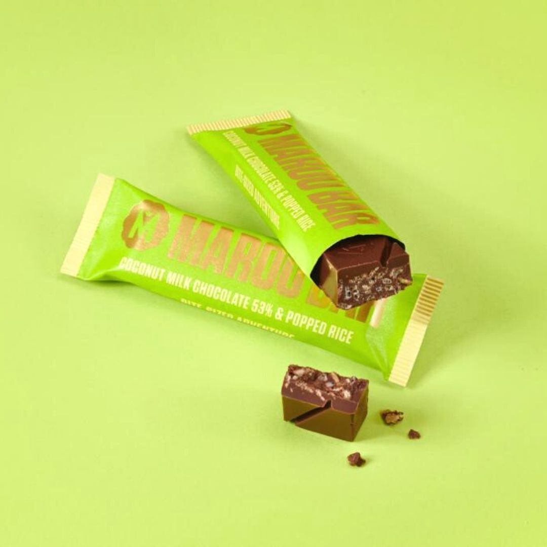Marou - Chocolate Bar 53% w/ Coconut Milk & Popped Rice (35g)