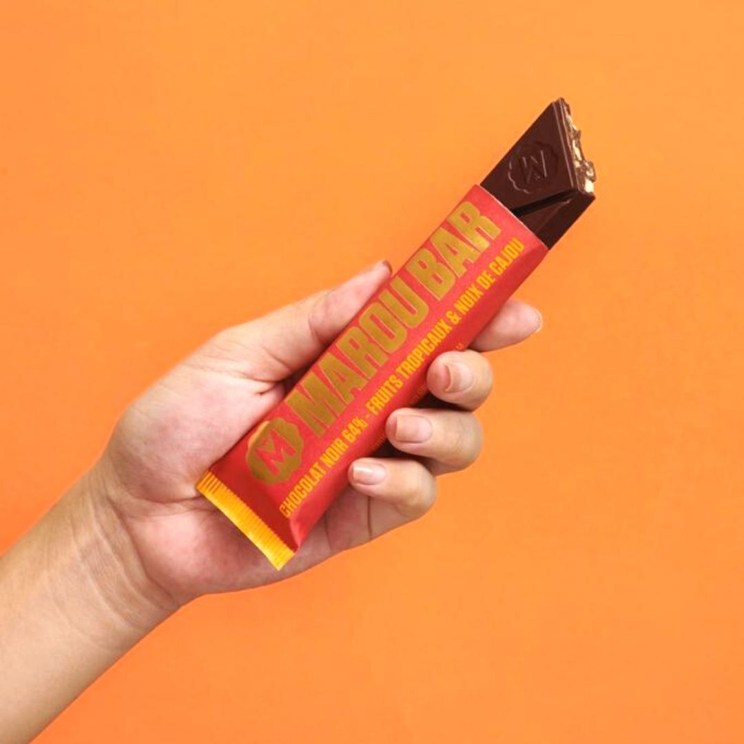 Marou - Chocolate Bar 64% w/ Tropical Fruits & Cashews (35g)