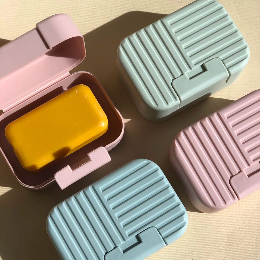 Oasis: Travel Soap Box (Pink Smiley)