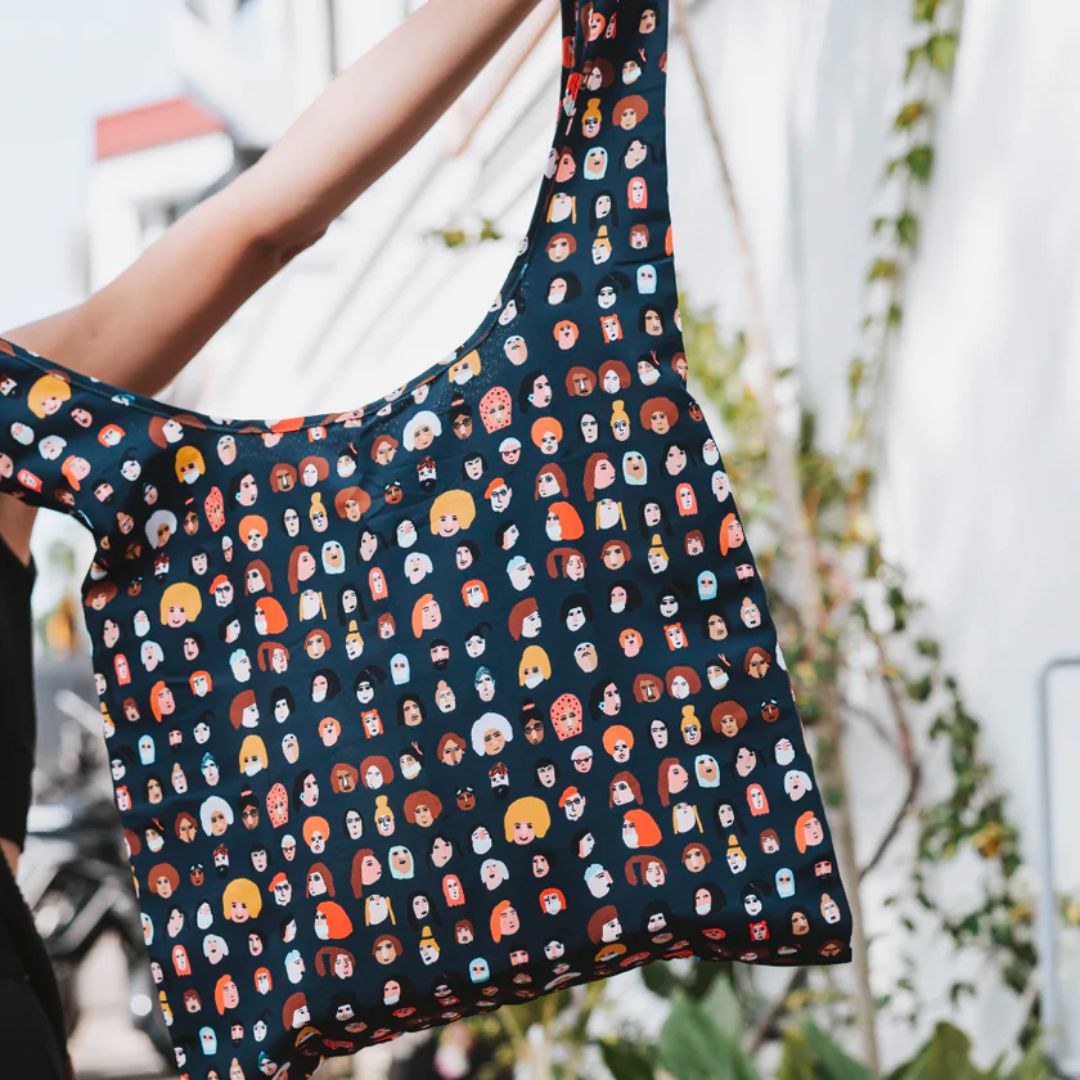 Peco Bag Foldable Reusable Bag (Let's Face It)