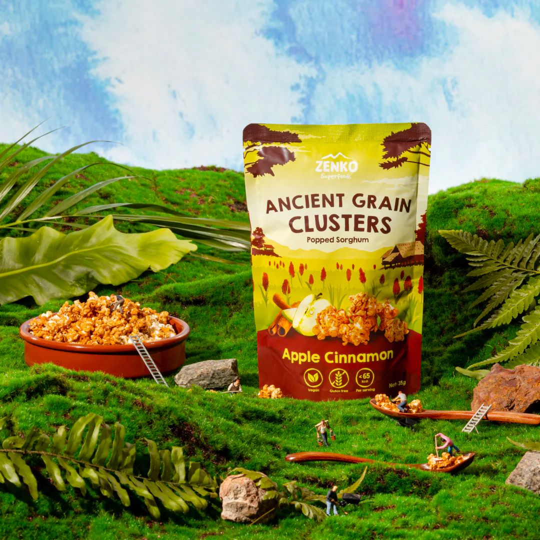 Zenko - Ancient Grain Clusters - Apple Cinnamon (35g)