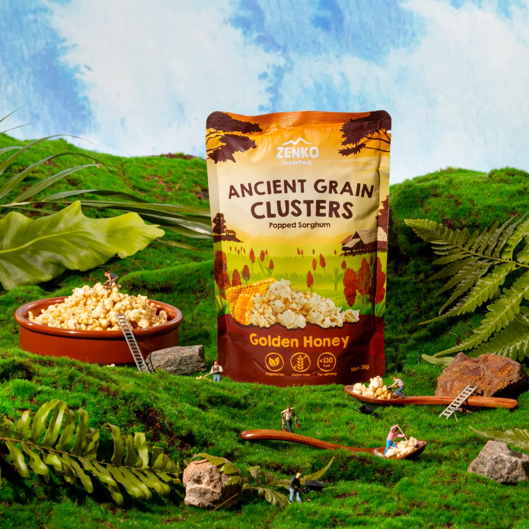 Zenko - Ancient Grain Clusters - Golden Honey (35g)