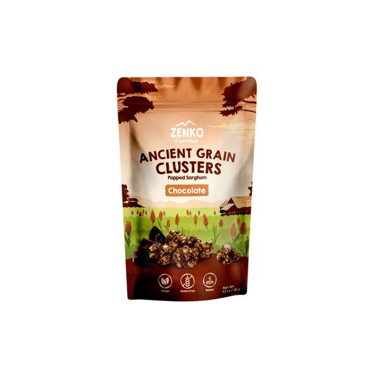 Zenko - Ancient Grain Clusters - Dark Chocolate (35g)