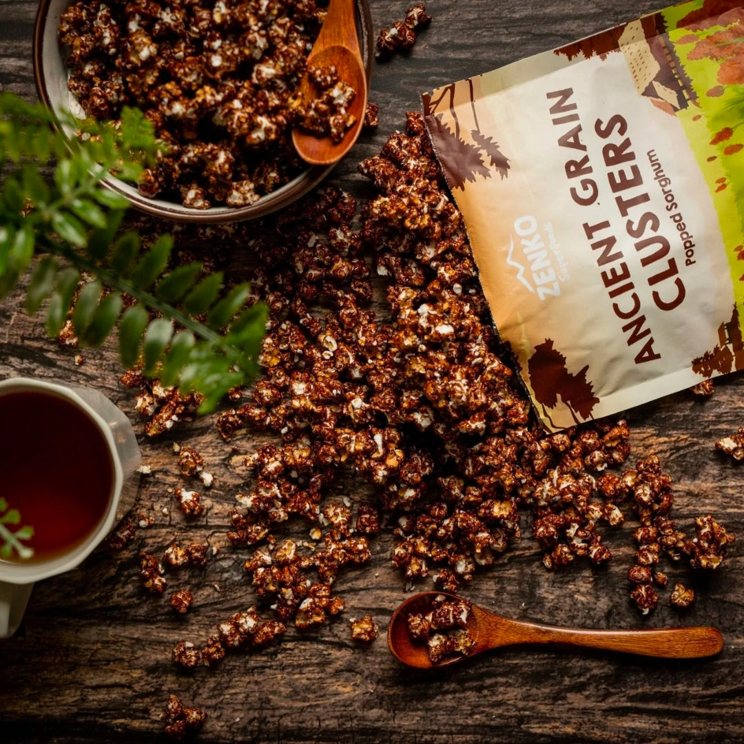 Zenko - Ancient Grain Clusters - Dark Chocolate (35g)