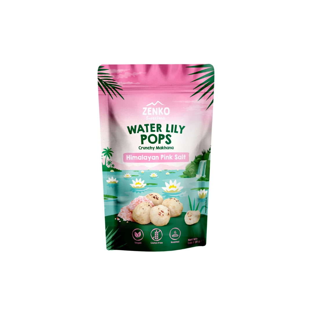 Zenko - Water Lily Pops - Himalayan Pink Salt (28g)