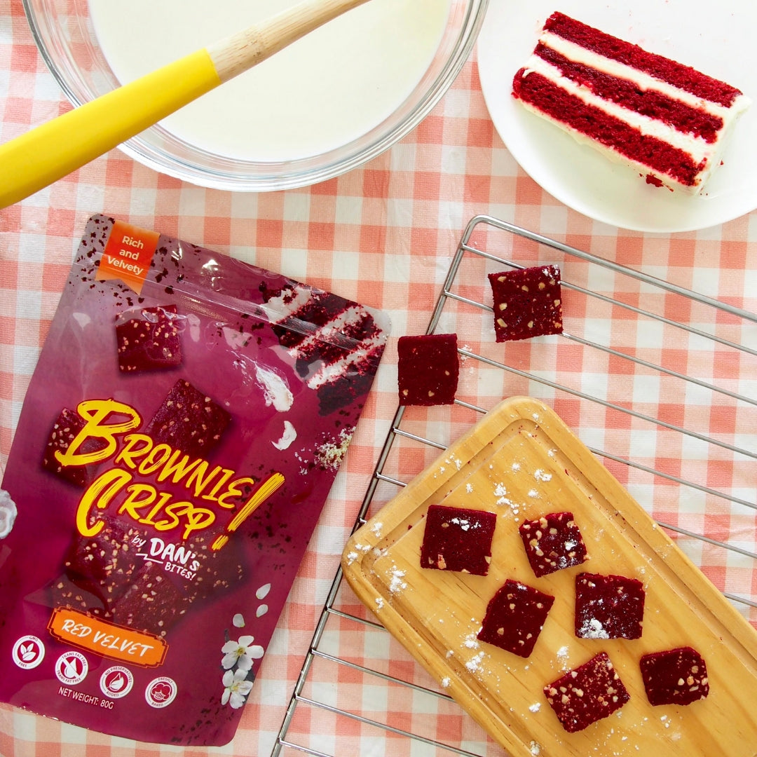 Dan's Bites - Brownie Crisp - Red Velvet (80g)