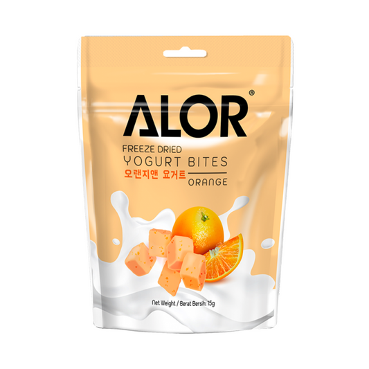Alor Freeze Dried Orange Yogurt Bites 15g