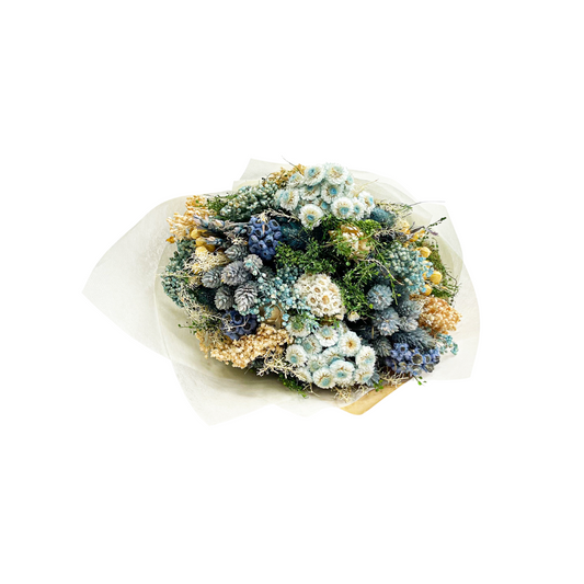 Azure Dried Flower Bouquet