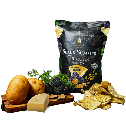 Aroma Truffle Black Summer Truffle Chips - Parmesan Cheese