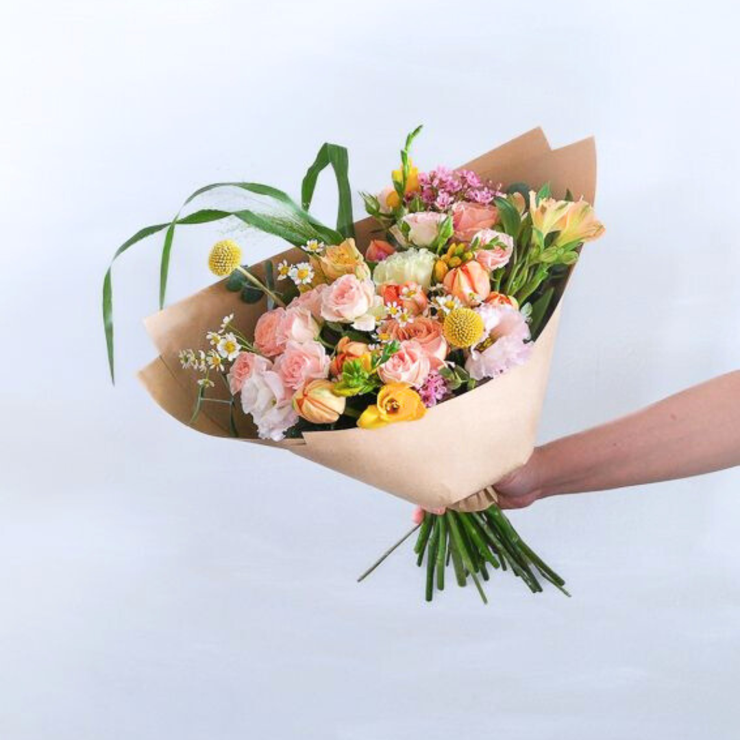 Bright & Cheery Fresh Flower Bouquet (Next-day Delivery only)