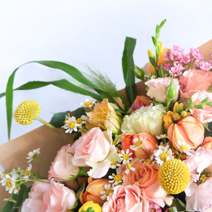 Bright & Cheery Fresh Flower Bouquet (Next-day Delivery only)