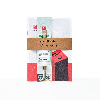 Notebook Custom Pln Custom Plantable Notebook & Pen Set | GiftGood Swag