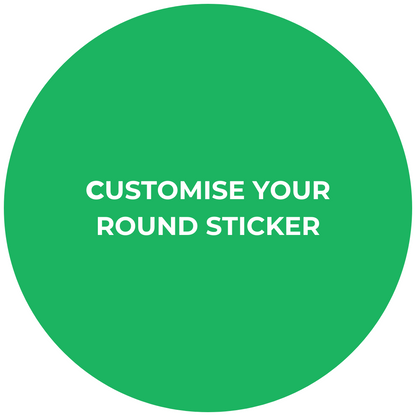 Customise Round Logo Sticker (6cm)