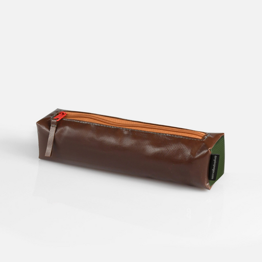 DDSG Upcycled Pen & Pencil Case - Brown