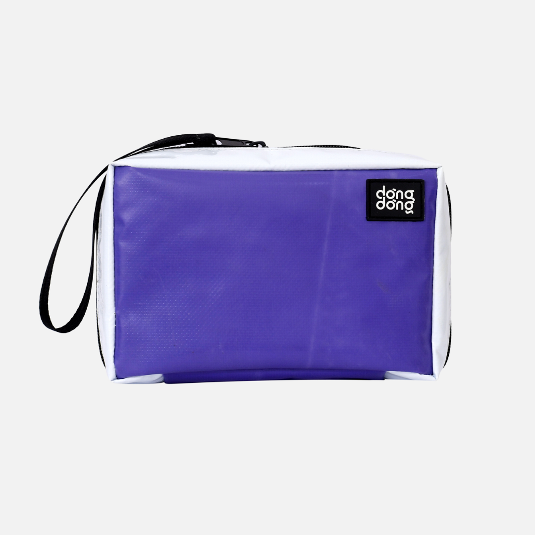 DDSG Upcycled Toiletry Bag - Purple