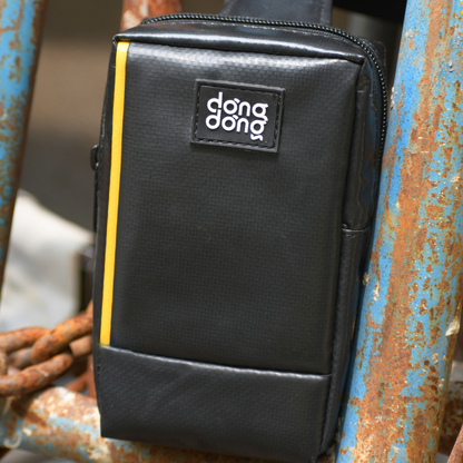 DDSG Upcycled Crossbody Bag - Black