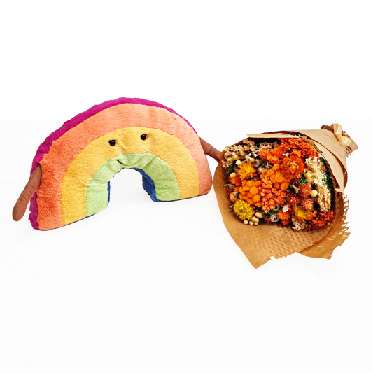 Dried Flowers & Amuseable Rainbow Combo