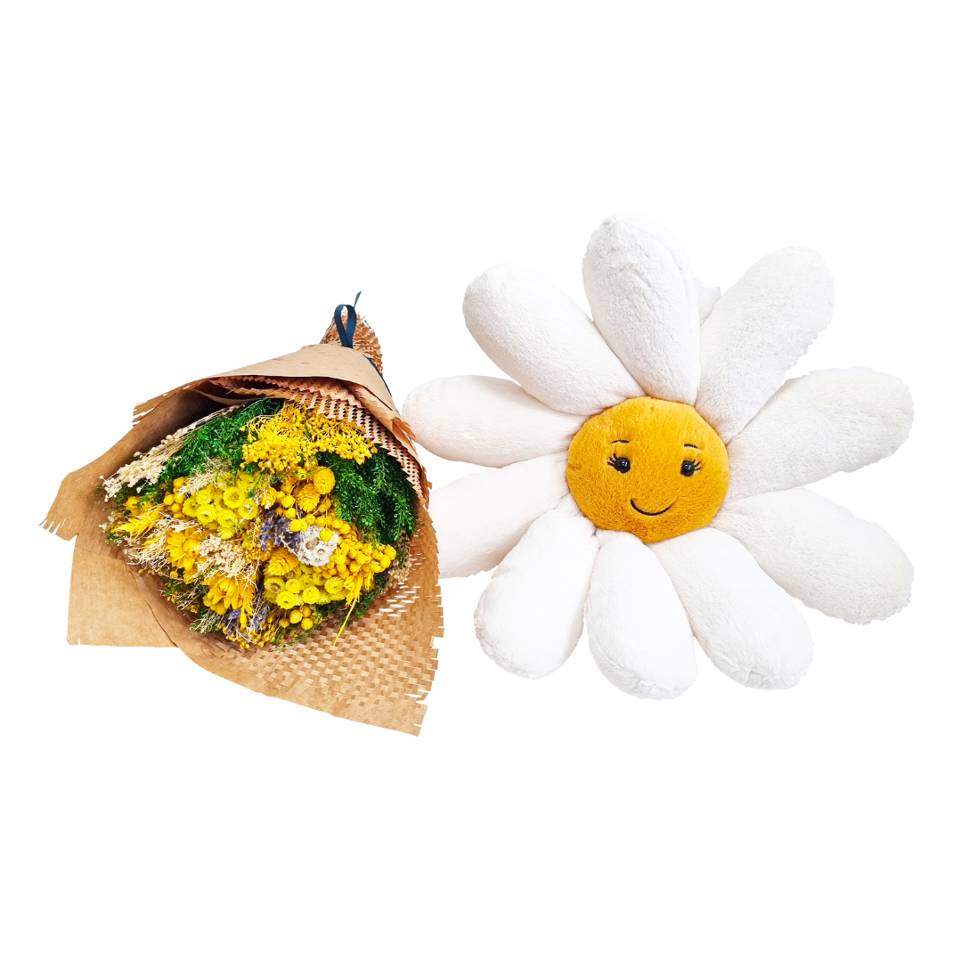 Dried Flowers & Fleury Daisy Combo