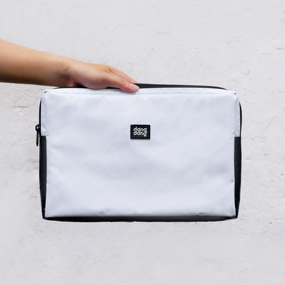 DDSG Upcycled Laptop Sleeve - Black & White