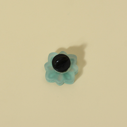 Jesmonite Floral Label Pin (#3)