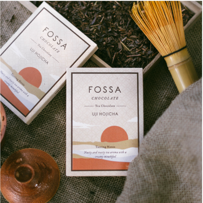 Fossa Uji Hojicha Tea Chocolate 50g