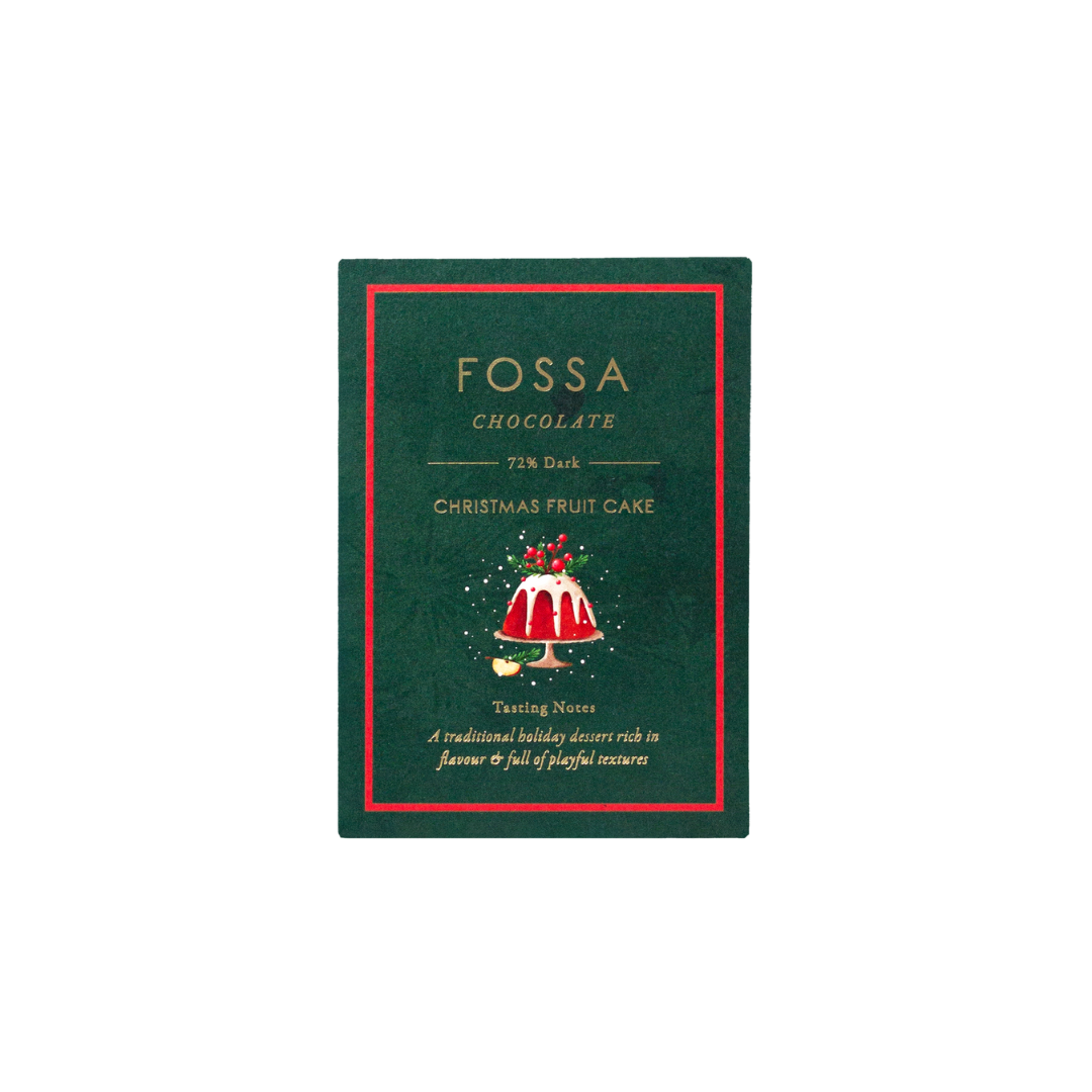 Fossa - Christmas Fruit Cake Dark Chocolate (50g)