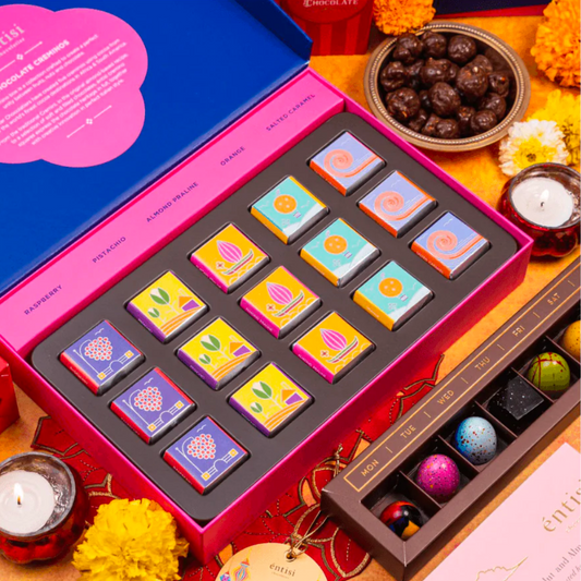 Gift Box of 15 Cremino Chocolates - 185g - Entisi [India Only]