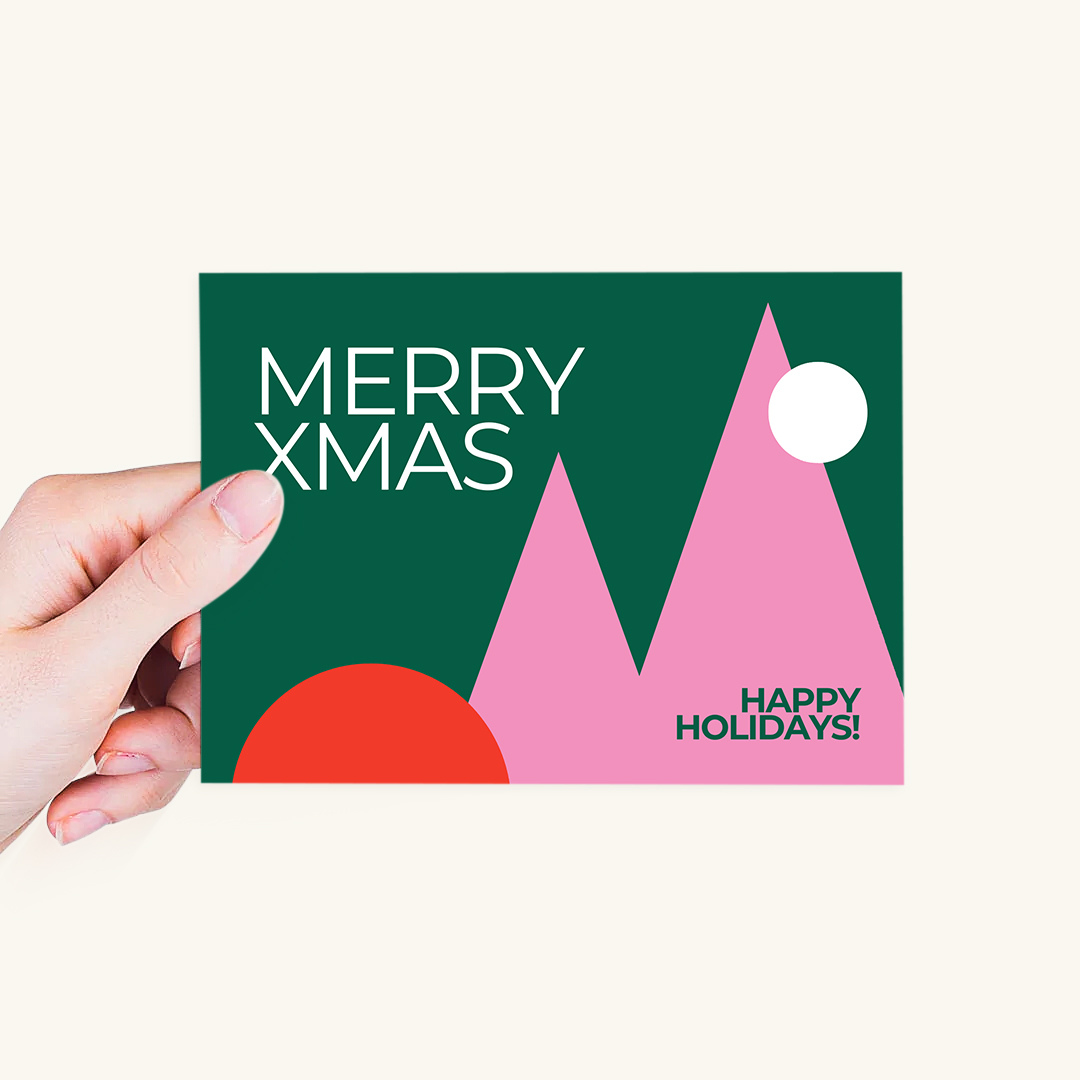 Card - Merry Christmas & Happy Holidays