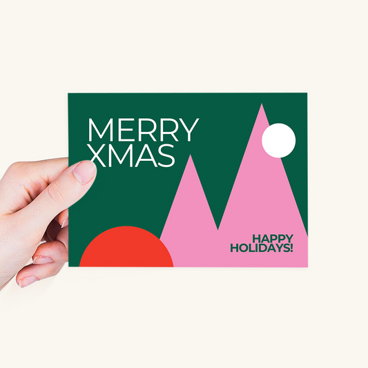 Card - Merry Christmas & Happy Holidays