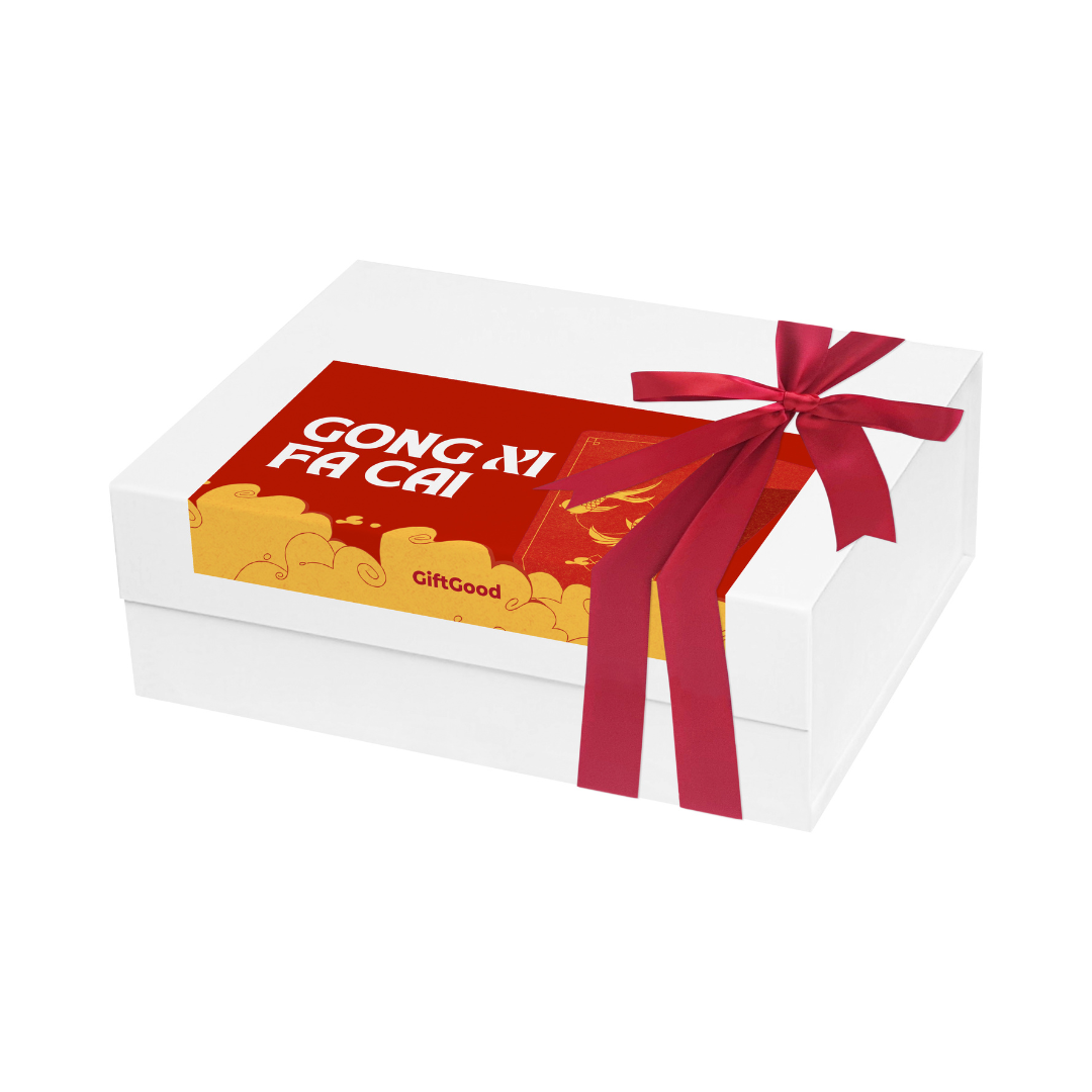 Premium Gift Box Packaging & Card - Gong Xi Fa Cai