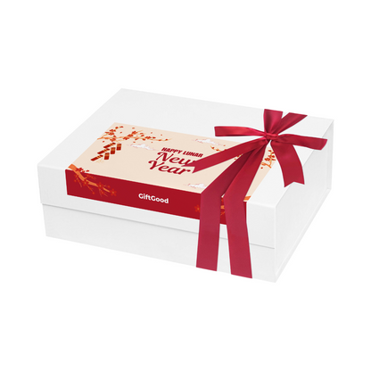 Premium Gift Box Packaging & Card - Happy Lunar New Year